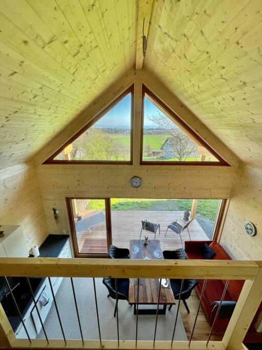 Zweistoeckiges Natur-Holzhaus Mit Berg- & Seesicht Horgenzell Luaran gambar